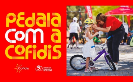 «Pedala com a Cofidis» regressa a Lagos para ensinar crianças e adultos a andar de bicicleta