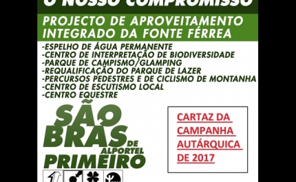 PSD/SBA congratula-se por avanço do projeto Parque Aventura da Fonte Férrea, previsto no seu programa eleitoral em 2017