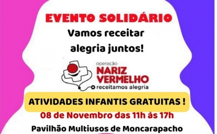 Evento Solidário «Outubro Rosa / Novembro Azul 2025» apoia a Operação Nariz Vermelho