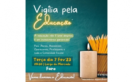 Vigília pela Educação em Faro