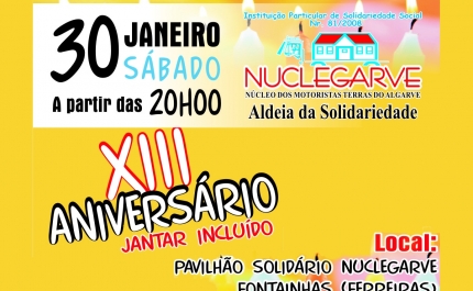 XIII Aniversário Nuclegarve