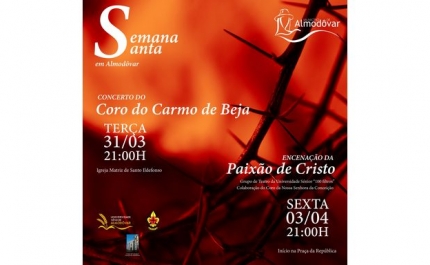 Música e Teatro marcam as celebrações da Semana Santa em Almodôvar