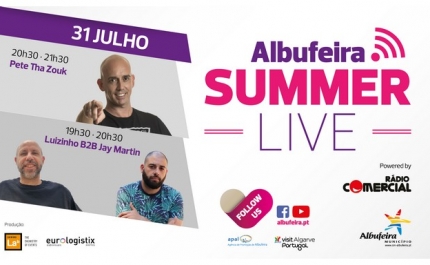 PETE THA ZOUK, LUIZINHO E JAY MARTIN ATUAM NA SEGUNDA SESSÃO DO ALBUFEIRA SUMMER LIVE