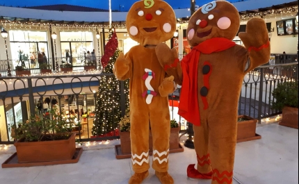 Há duendes, bolachas de gengibre e bengalas de Natal à solta no AlgarveShopping