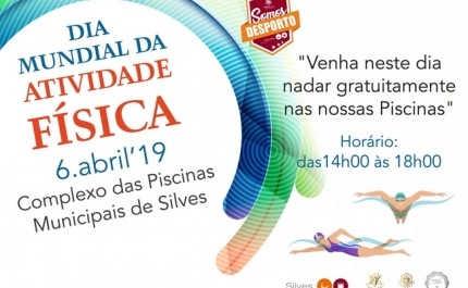 MUNICÍPIO DE SILVES ASSINALA «DIA MUNDIAL DA ATIVIDADE FÍSICA» COM TARDE DE UTILIZAÇÃO LIVRE DAS PISCINAS MUNICIPAIS