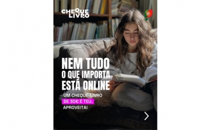 PROMOÇÃO DO LIVRO E DA LEITURA | Oferta de «Cheque-livro» no valor de 30 euros 