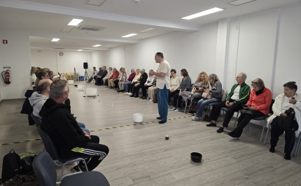 Meditação com Taças de Cristal promove bem-estar integral em Quarteira 