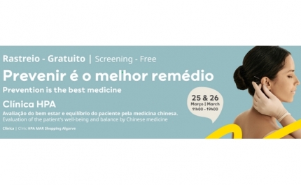 MAR Shopping Algarve promove ação de saúde preventiva nos dias 25 e 26 de março