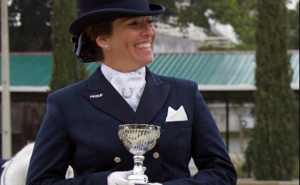 Louletana Íris Miranda, Vice-Campeã de Portugal 2019, do nível Complementar de Dressage