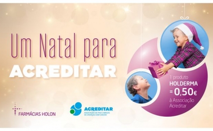 Farmácias Holon lançam campanha solidária «Um Natal para Acreditar» 