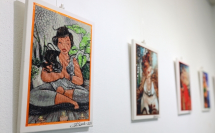 Exposição «DIAMANTES NA PINTURA» em exibição na EMARP durante o mês de maio