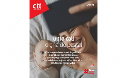 CTT E CRUZ VERMELHA PORTUGUESA ALIAM-SE EM POSTAIS PERSONALIZADOS E SOLIDÁRIOS