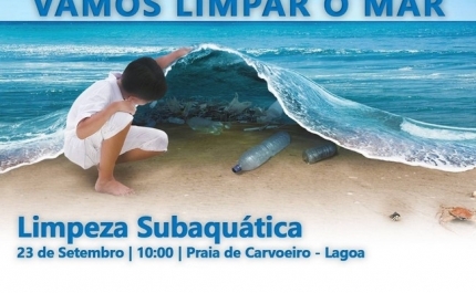 «Vamos Limpar o Mar» na Praia de Carvoeiro em Lagoa