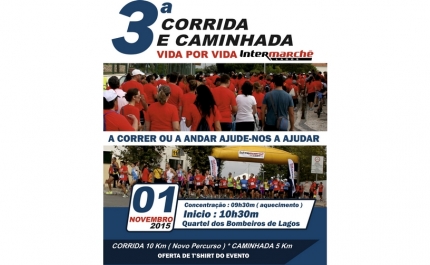 3ª Corrida/Caminhada Vida Por Vida Intermarché BVLagos 2015