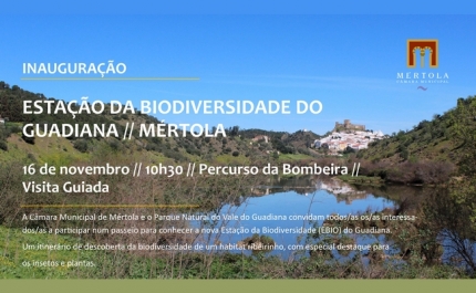 Estação da Biodiversidade do Guadiana inaugurada em Mértola