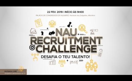 NAU RECRUITMENT CHALLENGE COM 400 VAGAS DE EMPREGO