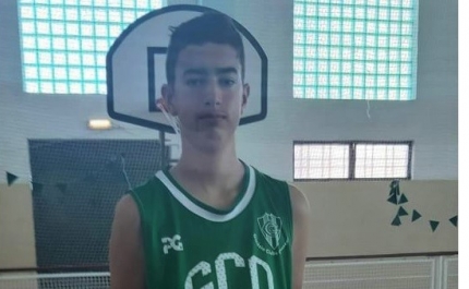 Atleta de Olhão Samuel Ascensão na Seleção Nacional de Sub16 Masculinos