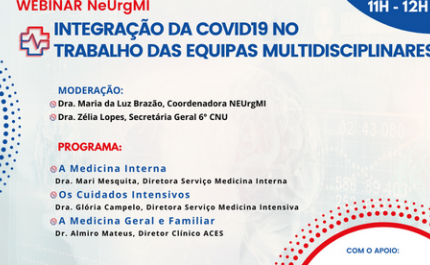 Webinar SPMI: Integração da COVID-19 no Trabalho das Equipas Multidisciplinares