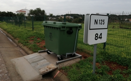 MUNICÍPIO DE LOULÉ MELHORA SEGURANÇA NA DEPOSIÇÃO DE RESÍDUOS URBANOS AO LONGO DA EN 125 