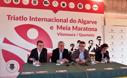 TRIATLO INTERNACIONAL E MEIA MARATONA DO ALGARVE PROMOVEM TURISMO DE VILAMOURA COM ROSA MOTA E CARLOS LOPES COMO PADRINHOS