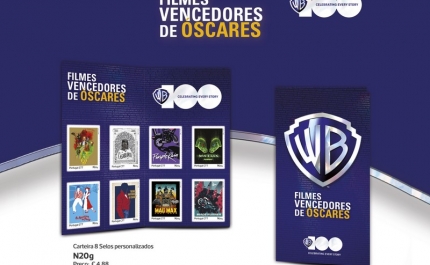 CTT LANÇAM COLEÇÃO DE SELOS PERSONALIZADOS  DEDICADA A FILMES VENCEDORES DE ÓSCARES  