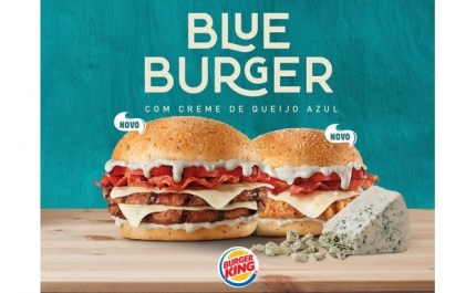 Depois do sucesso do «Duo Bacon Cheddar»: BURGER KING® PORTUGAL LANÇA NOVA EDIÇÃO LIMITADA SURPREENDENTE: O BLUE BURGER  