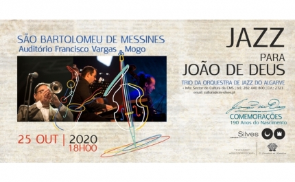 COMEMORAÇÕES DO NASCIMENTO DE JOÃO DE DEUS RETOMA COM JAZZ PARA JOÃO DE DEUS