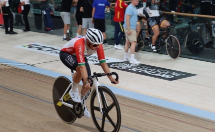 MARIA MARTINS DÉCIMA CLASSIFICADA NO OMNIUM FEMININO