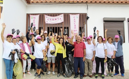 Caminhada em Altura, contra o Cancro da Mama e a favor do Ambiente