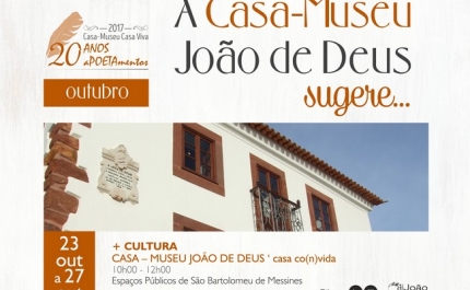 CASA-MUSEU JOÃO DE DEUS ASSINALA XX ANIVERSÁRIO COM CONCERTO DE VÍTOR BACALHAU