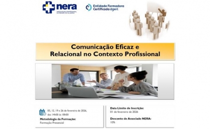 FORMAÇÃO PRESENCIAL «Comunicação Eficaz e Relacional no Contexto Profissional»