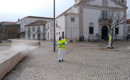 Desinfeções no concelho de Lagos continuam a ser constantes e diárias. Autarquia já efetuou desinfeções em quase uma centena de locais