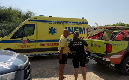 Elementos do Projeto «SeaWatch» auxiliam homem na barra de Cacela Velha