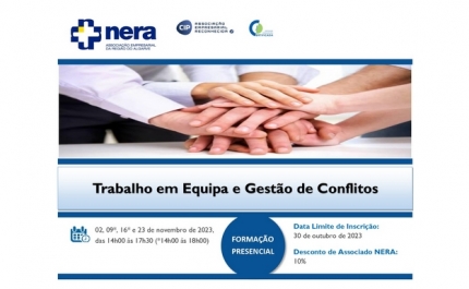 Formação Presencial - Trabalho em Equipa e Gestão de Conflitos