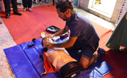 Festival da Sardinha mais protegido com desfibrilhadores e técnicos formados em Suporte Básico de Vida
