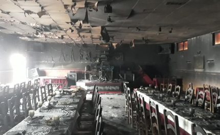 Violento Incêndio em Altura destrói restaurante 