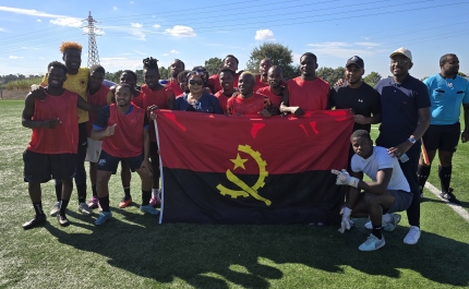 APALGAR de Quarteira no Torneio de Futebol dos 50 Anos da Independência de Angola