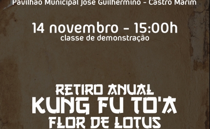 Retiro anual de Kung Fu TO.A Flor de Lótus em Castro Marim