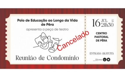 CANCELAMENTO DA PEÇA «REUNIÃO DE CONDOMÍNIO»