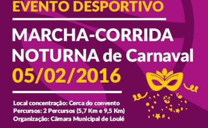 Marcha-Corrida Noturna de Carnaval em Loulé