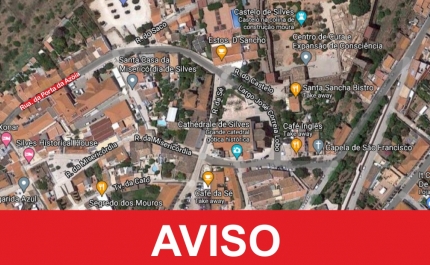 Silves: Corte de trânsito e água na Rua da Azóia