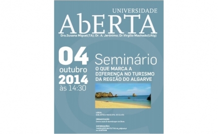 UNIVERSIDADE ABERTA PROMOVE SEMINÁRIO SOBRE TURISMO
