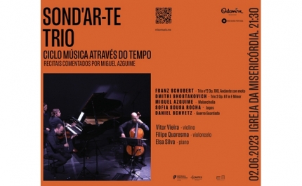 Odemira recebe Recital de Música com Sondar-te Trio