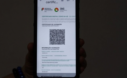 Covid-19: Certificado digital entra hoje em vigor com mais de um milhão emitidos em Portugal