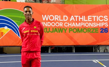 HISTÓRICO: Algarvio e Luso-guineense Usumane Djumo leva a Guiné-Bissau de volta aos Mundiais de Atletismo de Pista Curta