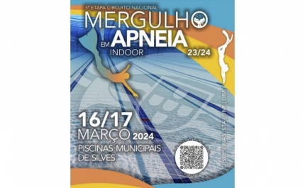SILVES ACOLHE 3.ª ETAPA DO CIRCUITO NACIONAL DE MERGULHO EM APNEIA INDOOR 23/24 