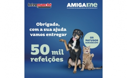 Intermarché angaria 50 mil refeições para animais com campanha «Amiga-me»