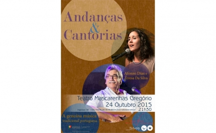 Teatro Mascarenhas Gregório apresenta «Andanças e Cantorias»