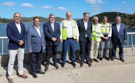 Ministro da Agricultura visitou obras de eficiência hídrica na agricultura no Perímetro Alvor-Bravura, num investimento de 15 milhões de euros