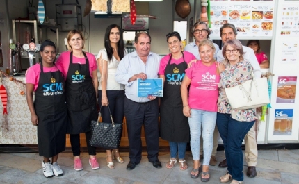 «MESA DE ALBUFEIRA E OLHOS DE ÁGUA» ESTEVE EM DESTAQUE NAS FESTAS DO PESCADOR